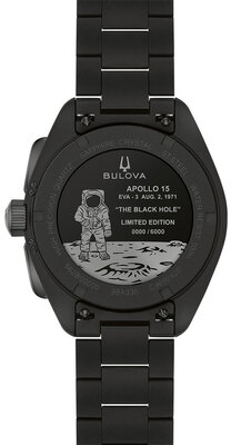 Bulova Lunar Pilot Quartz Chronograph 98A335 The Black Hole Limited Edition 6000pcs
