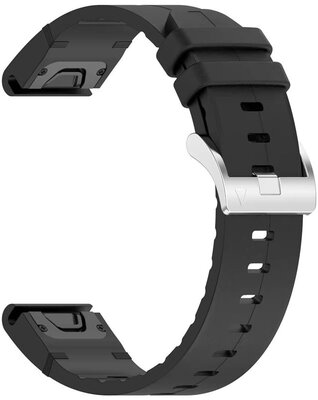 bőr óraszíj Ricardo Cogne 26mm, Black, QuickFit
