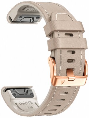 bőr óraszíj Ricardo Sansicario 20mm, Gray, QuickFit