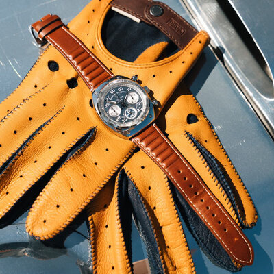 Bulova Archive Series "Shelby" Racer Chronograph Quartz 96K118 Limited Edition 9999pcs (+ tartalék szíj)