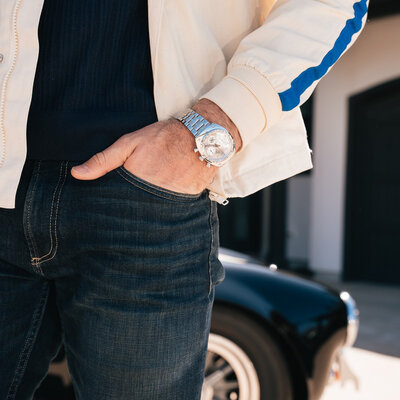 Bulova Archive Series "Shelby" Racer Chronograph Quartz 96K118 Limited Edition 9999pcs (+ tartalék szíj)