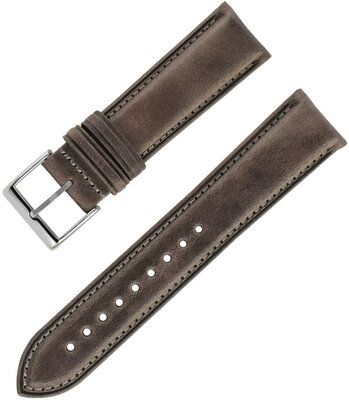 Bőrszíj Ricardo Asolo premium, Gray, Quick Release