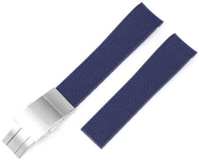 Gumiszíj Ricardo Caserta premium 21mm (pro Longines), Blue