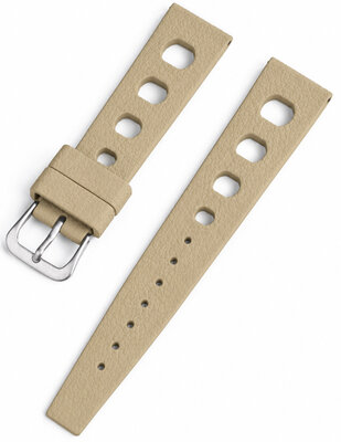 Gumiszíj Ricardo Riva premium 20mm, Khaki, Quick Release