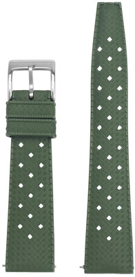 Gumiszíj Ricardo Terni premium 20mm, Green, Quick Release
