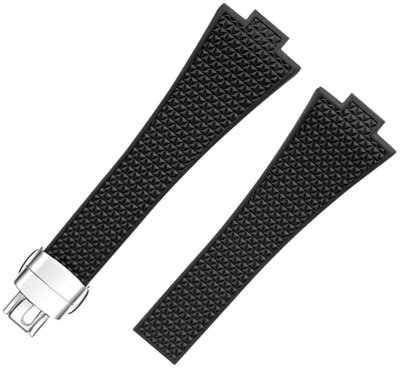 Szilikon pánt Ricardo Ivrea premium 12mm (pro Tissot PRX), Black