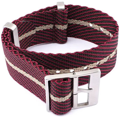 Textil pánt Ricardo Mantova premium, Red/Black, NATO
