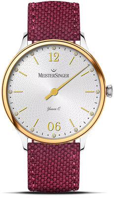 MeisterSinger Yaara Q White with Gold and Diamonds Quartz YAQ901GD