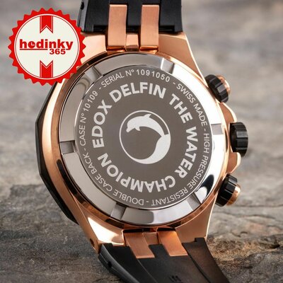 Edox Delfin Quartz Chronograph 10109 357RNCANI
