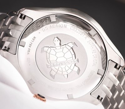 Certina DS Action Lady Quartz Precidrive COSC Chronometer Diamonds C032.051.22.086.00