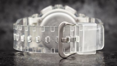 Casio G-Shock Original GMA-S110SR-7AER S Series Transparent x Pink Gold Collection