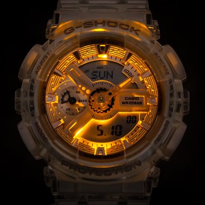 Casio G-Shock Original GMA-S110SR-7AER S Series Transparent x Pink Gold Collection