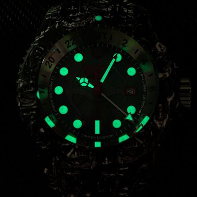 Invicta Star Wars Quartz 52mm GMT 33310 Galactic Empire Limited Edition 1977pcs