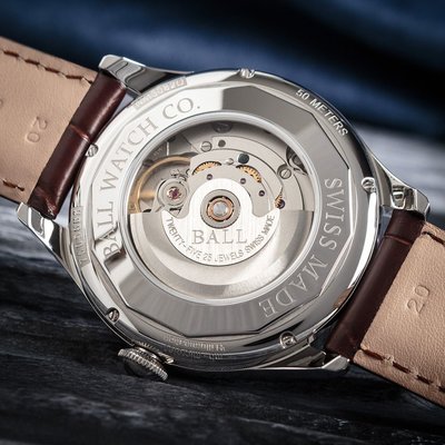 Ball Trainmaster Automatic Moonphase NM3082D-LLFJ-BK