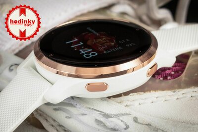 Garmin Venu 2S Rose Gold / White Band