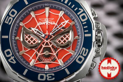 Invicta Marvel Quartz 48mm 35096 Spiderman Limited Edition 4000pcs