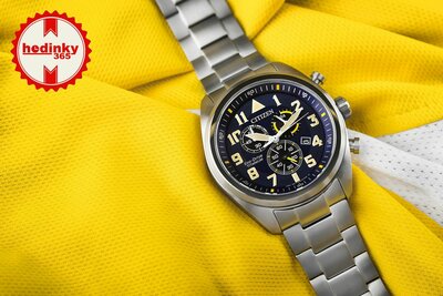 Citizen Sports Eco-Drive Super Titanium Chronograph AT2480-81L