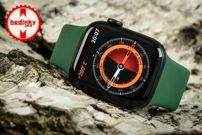 Apple Watch Series 7 GPS, 41mm Green Aluminium Case / Clover Sport Band-Regular