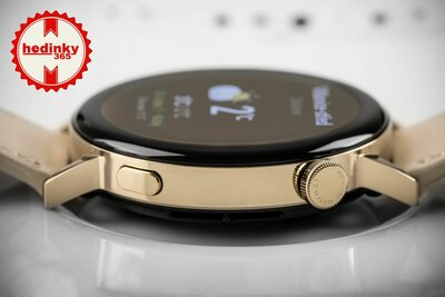 Huawei Watch GT 3 42 mm Elegant Light Gold/White Leather Strap