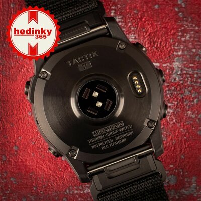Garmin Tactix 7 Pro Solar Sapphire Ballistics Edition fekete nylon szíj (+ pót szíj)
