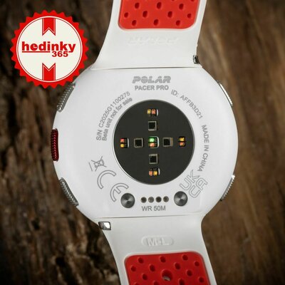 Polar Pacer Pro Snow White, méret S-L