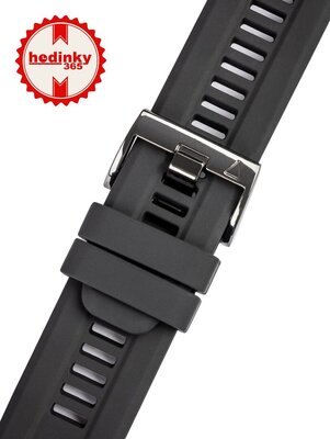 Szilikon pánt Ricardo 26mm (pro Garmin Fenix 8/7X/6X (51mm), Tactix aj.), fekete, QuickFit