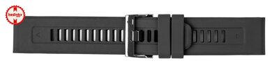 Szilikon pánt Ricardo 26mm (pro Garmin Fenix 8/7X/6X (51mm), Tactix aj.), fekete, QuickFit