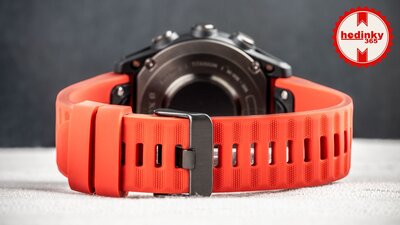 Szilikon pánt Ricardo 20mm (pro Garmin Fenix 8/7S/6S (43mm), aj.), piros, QuickFit