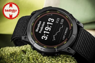 Garmin Enduro 2 Carbon Gray DLC Titanium / Black UltraFit Nylon Strap (+ pót szilikon szíj)
