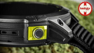 Garmin Enduro 2 Carbon Gray DLC Titanium / Black UltraFit Nylon Strap (+ pót szilikon szíj)