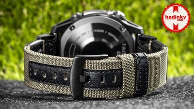 Nylon pánt Ricardo 26mm (pro Garmin Fenix 8/7X/6X (51mm), Tactix aj.), zöld V1, QuickFit
