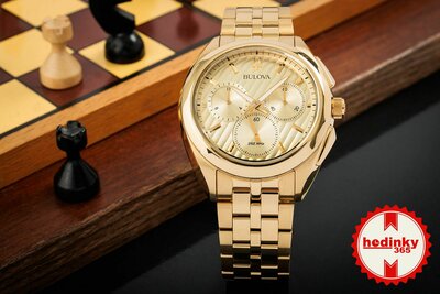 Bulova Curv Classic Quartz Chronoghraph 97A125