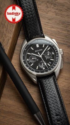 Bulova Lunar Pilot kvarc kronográf 96B251 Special Edition (+ tartalék szíj)