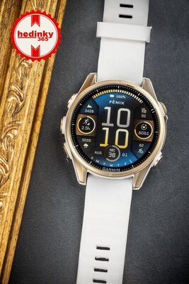 Szilikon pánt Ricardo 20mm (pro Garmin Fenix 8/7S/6S (43mm), aj.), fehér, QuickFit