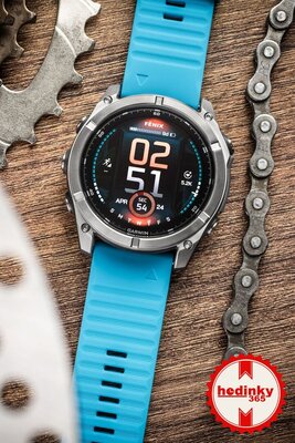 Szilikon pánt Ricardo 26mm (pro Garmin Fenix 8/7X/6X (51mm), Tactix aj.), kék V3, QuickFit