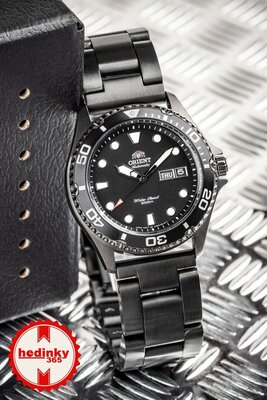 Acél karkötő Ricardo Vacone, fekete