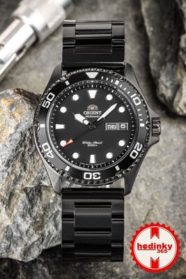 Ricardo Siena acél szíj, fekete