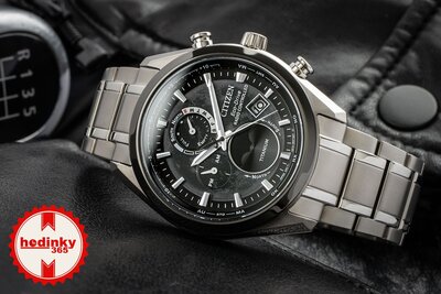 Citizen Sports Eco-Drive rádiós vezérlésű Tsuki-yomi Moonphase Super Titanium BY1018-80E