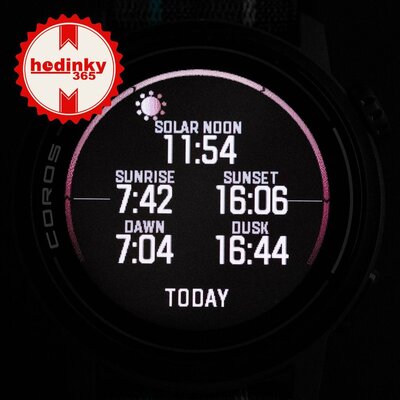 Coros Pace 3 Black, Nylon Band