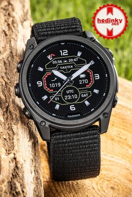 Nylon pánt Ricardo 26mm (pro Garmin Fenix 8/7X/6X (51mm), Tactix aj.), fekete, áthúzható