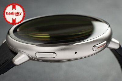 Amazfit Active 2 Premium (Round) fekete bőr (+ tartalék szíj)