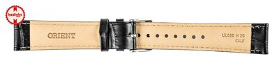 Bőrszíj Orient UL020018J0 20mm (modell esetében RA-AP01), fekete