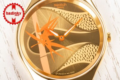Swatch Golden Red Bamboo SYXZ105