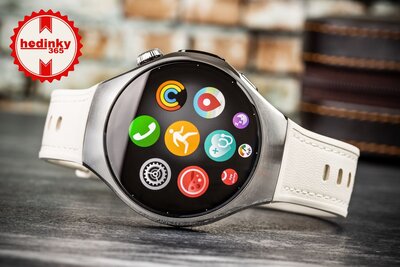 Huawei Watch 5 42mm LTE Silver, White Composite Strap