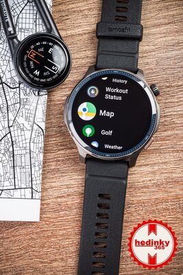 Amazfit Balance 2 fekete (+pót szíj)